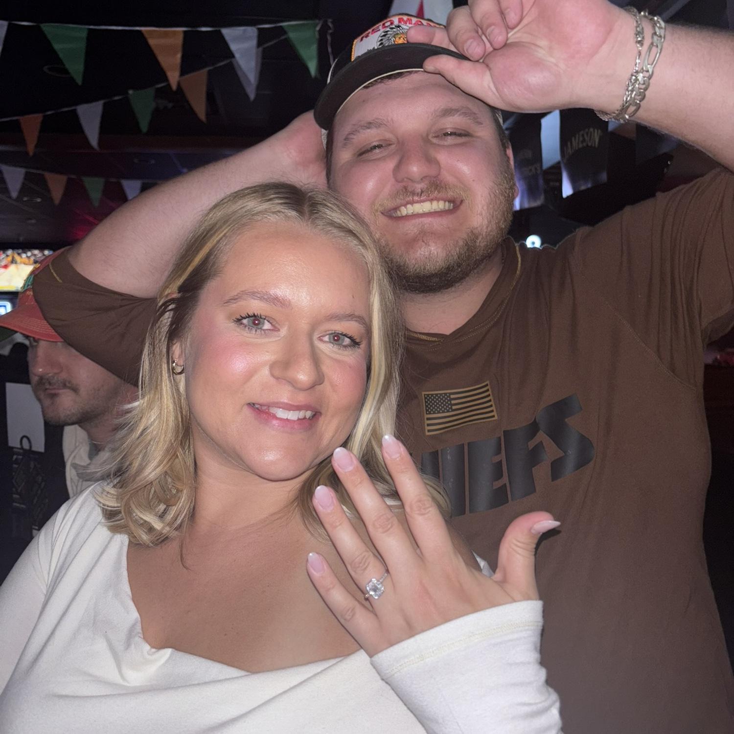 Our engagement party with close family and friends in February 2025