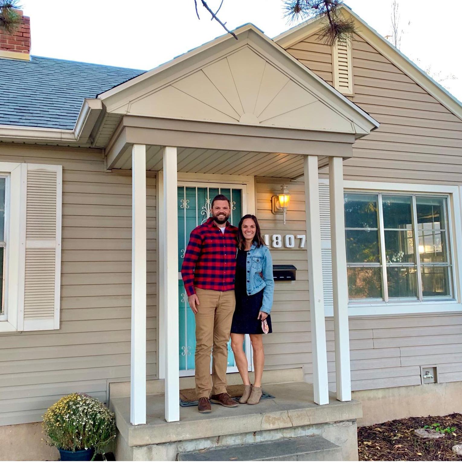 The day we bought our first home!