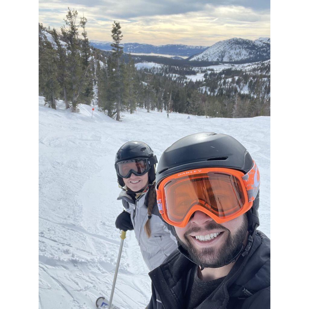 Skiing at Mt. Rose, NV