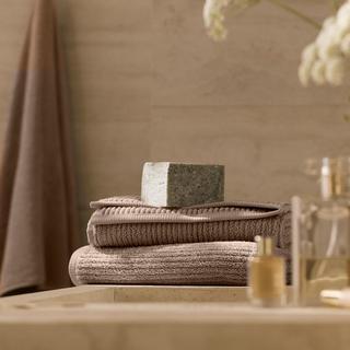 Turkish Ribbed Hand Towel, Set of 2