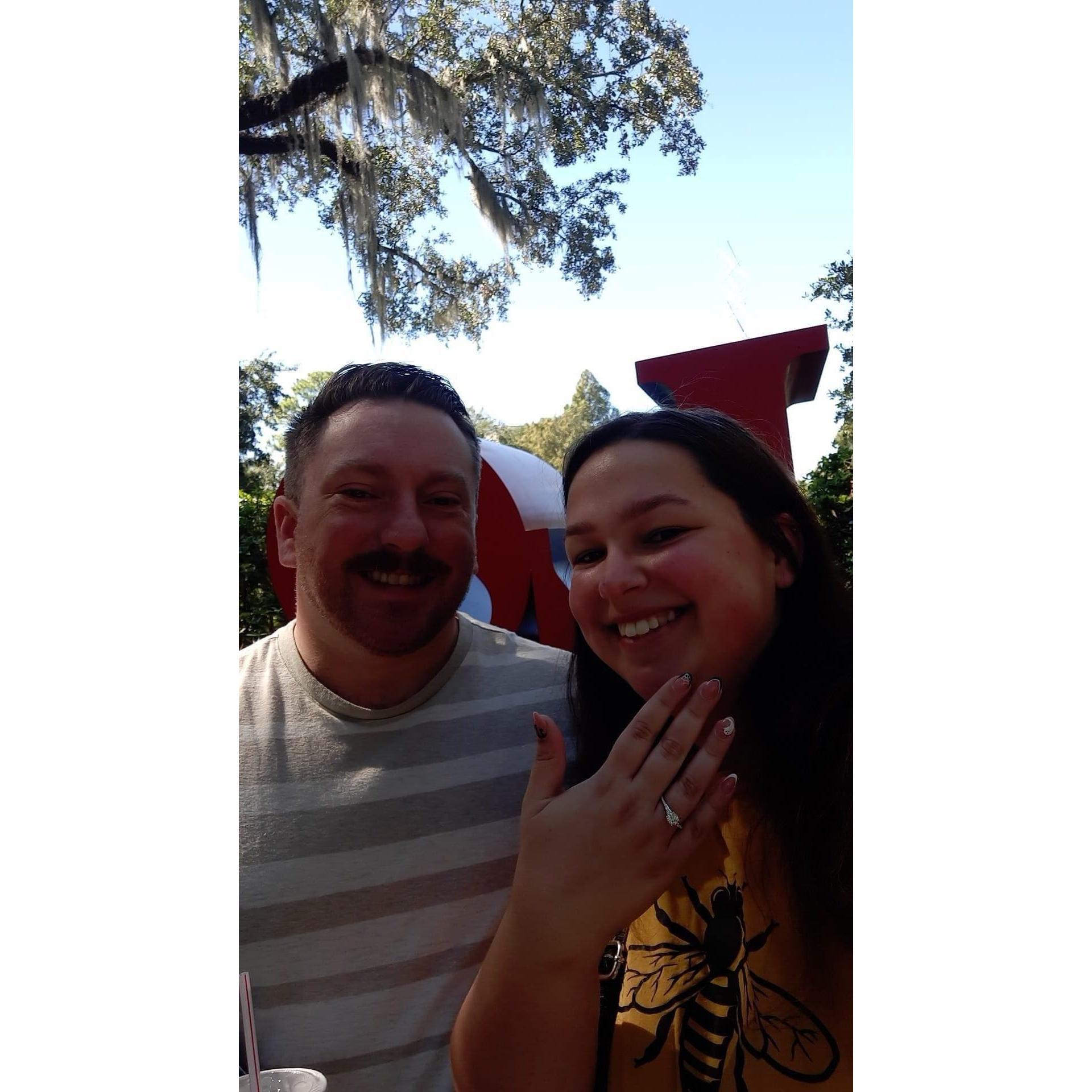 Right after we got engaged!