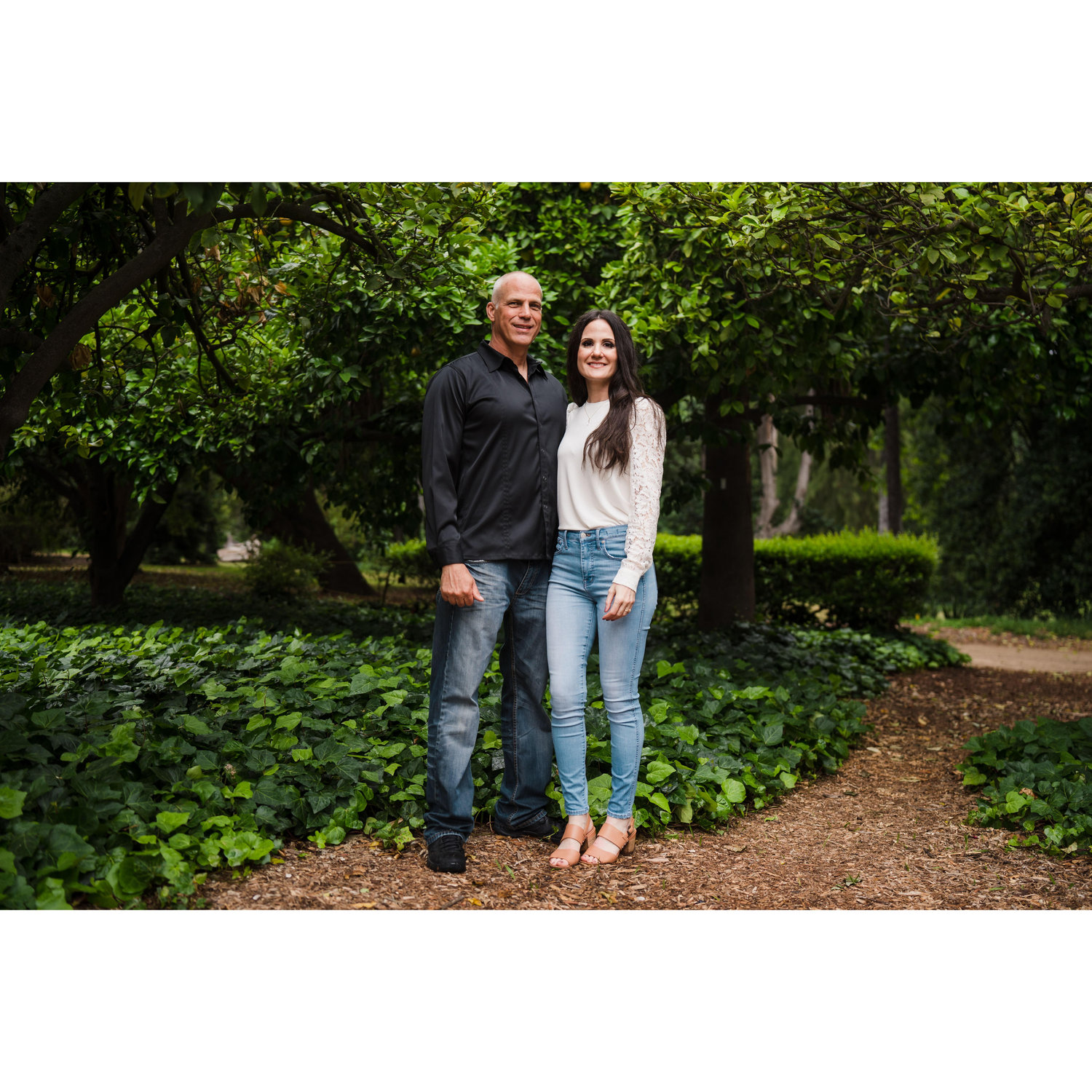 June 2023 engagement photo shoot at LA Arboretum & Botanical Garden