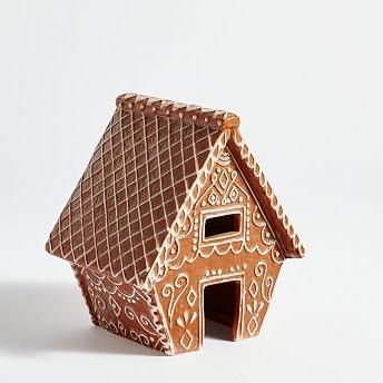 Pottery Barn - Small House Handcrafted Gingerbread Village Houses