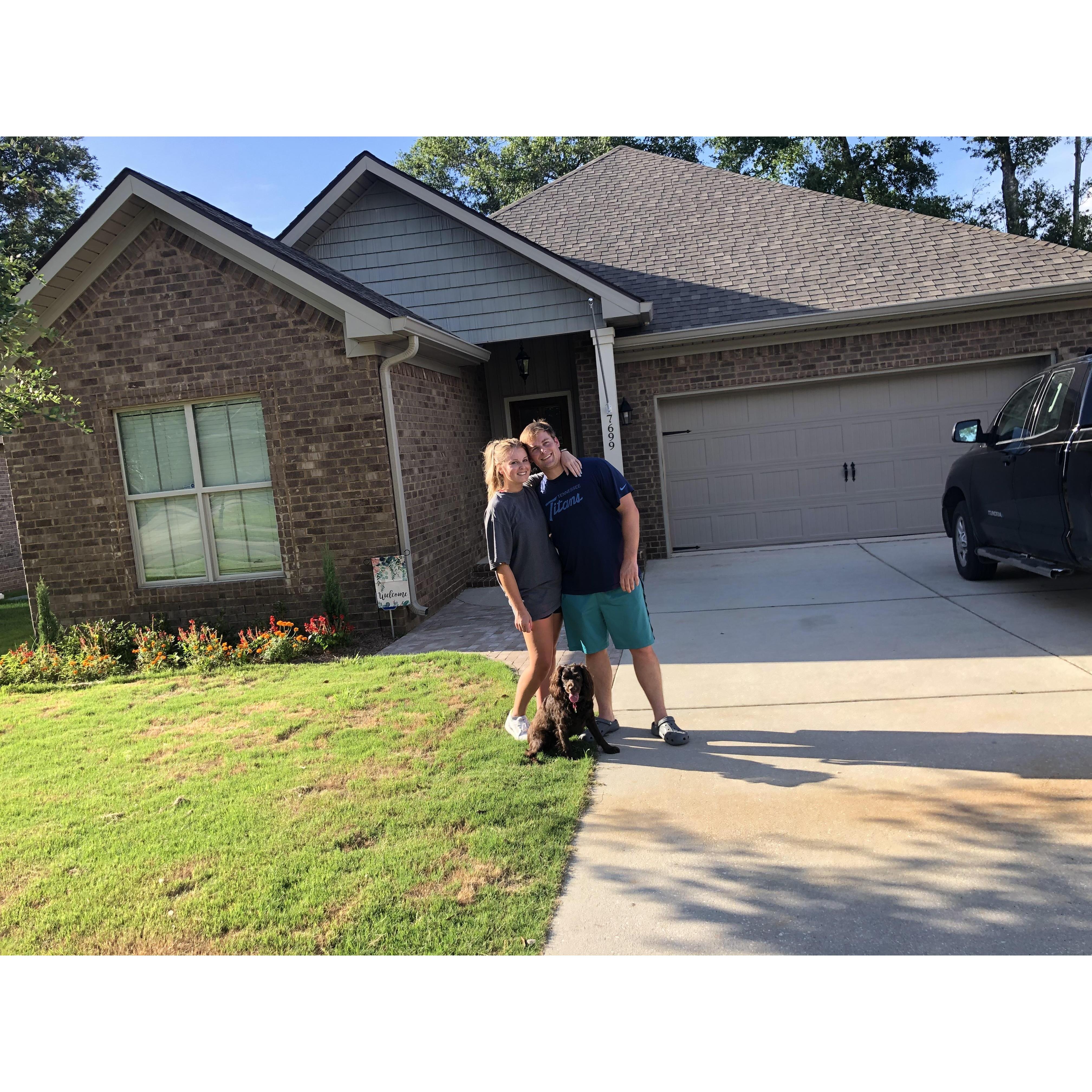 Family photo after we bought our first home! 6/28/20