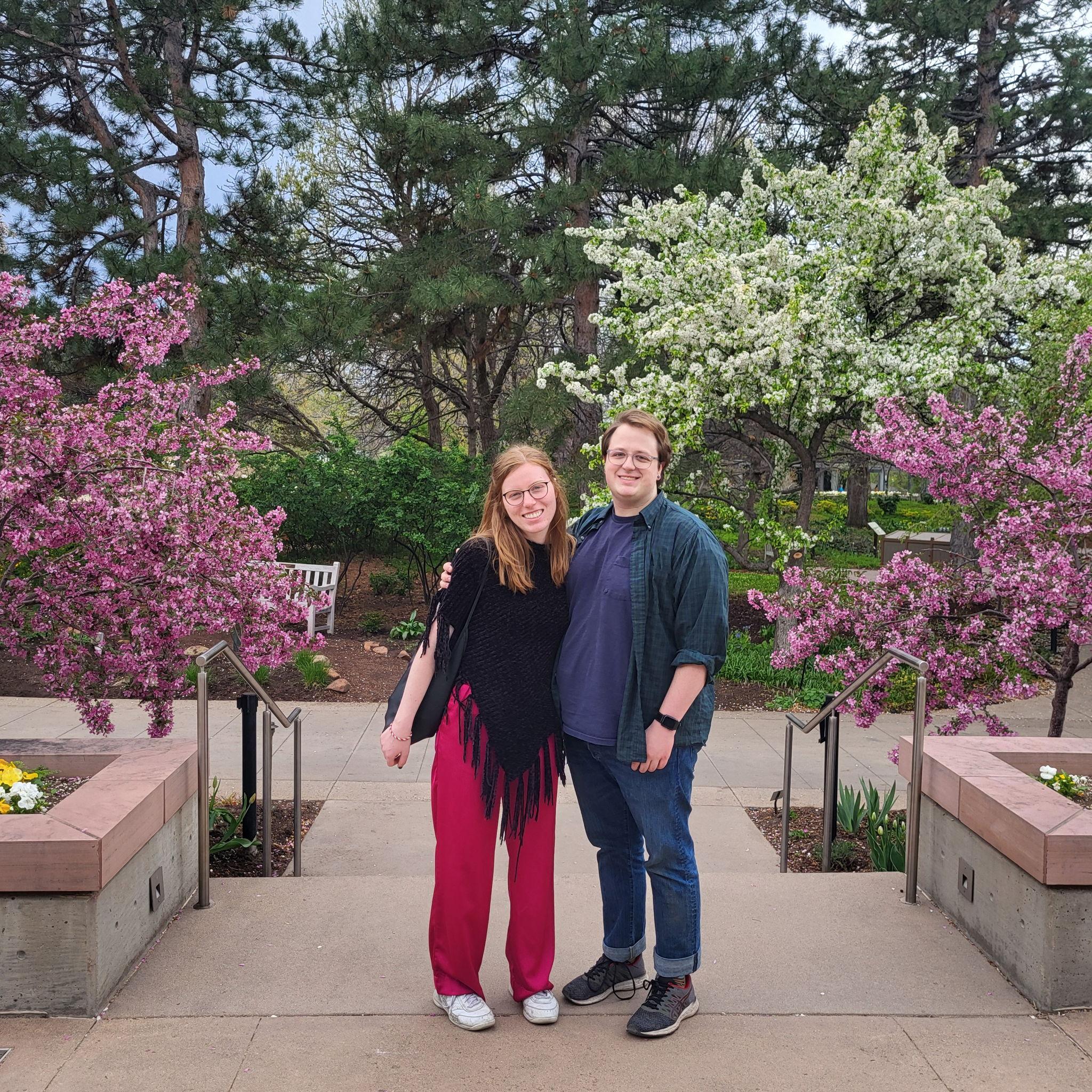 Hannah's golden birthday at the Denver Botanic Gardens
