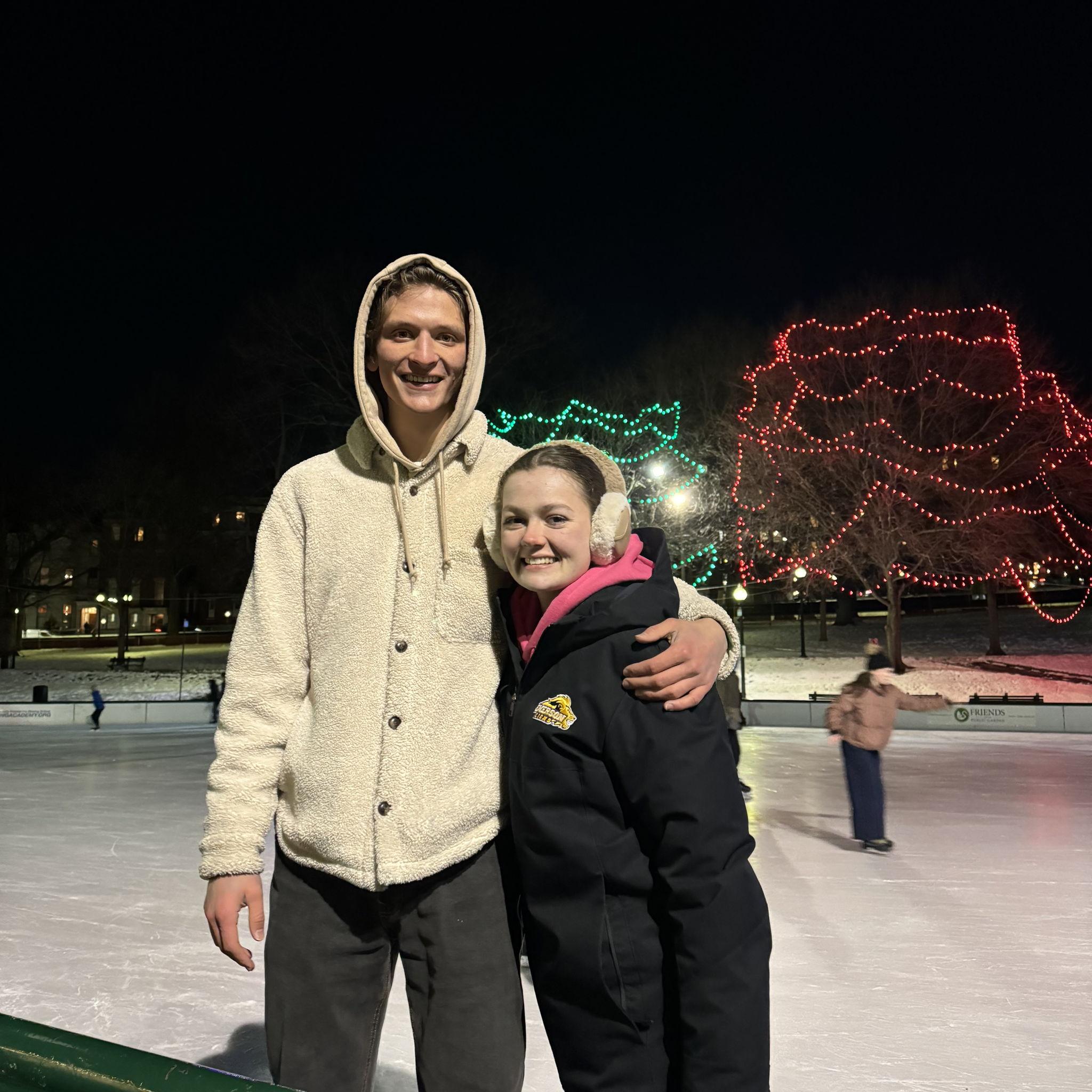 Ice Skating at the Frog Pond!