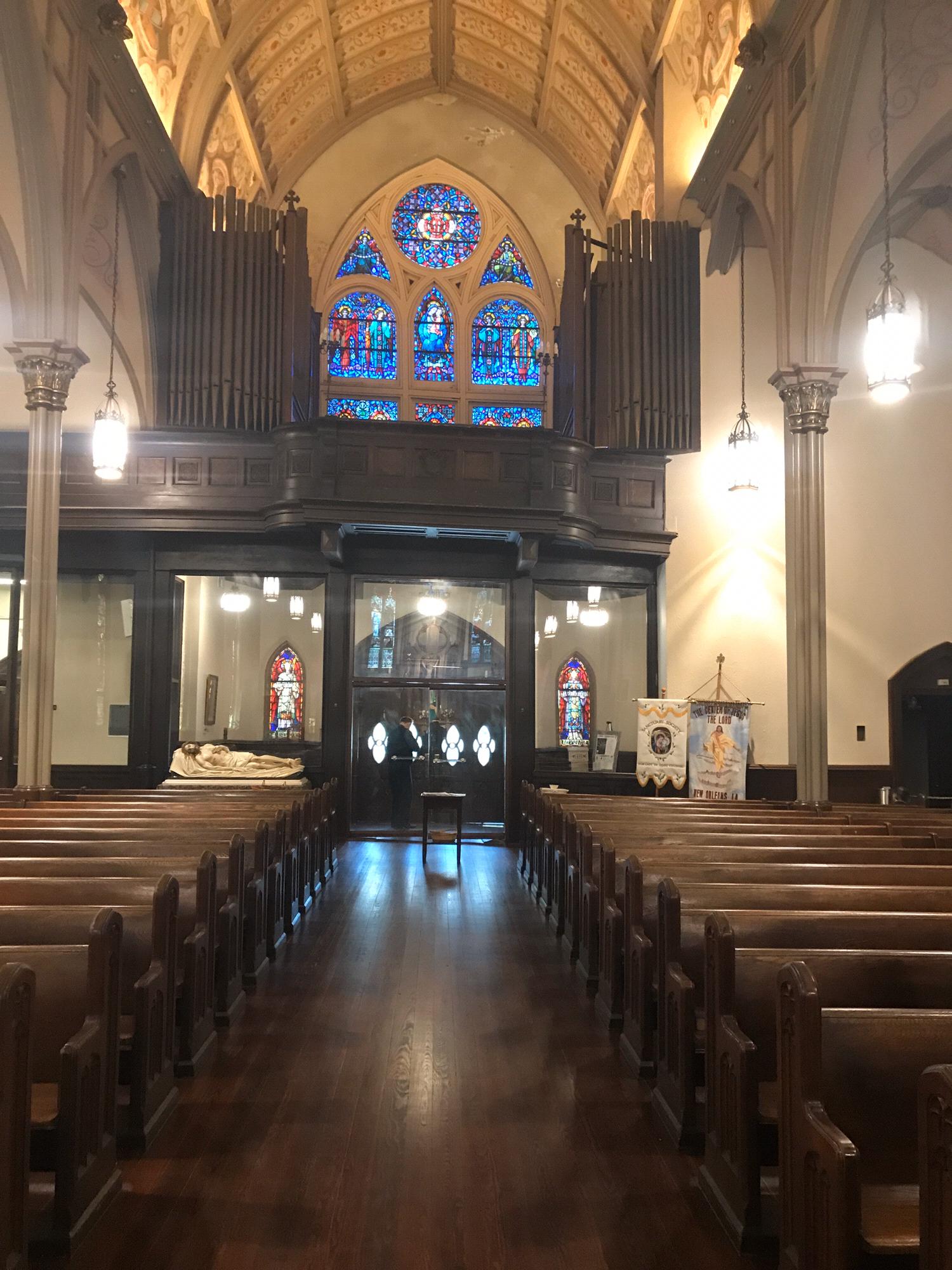 We will be walking down this aisle to say I Do. We will ask the lord to bless our marriage in Our Lady of Good Council Church.