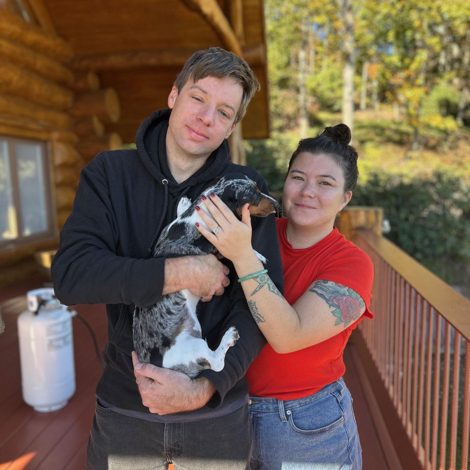 Visiting Aaron's mom, step-dad, and Miss Emma in North Carolina.