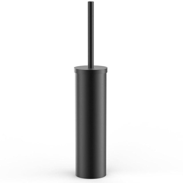 Stainless Steel Toilet Brush and Holder Set Oil Rubbed Matte Black Heavy Duty Toilet Bowl Brush with Long Handle for Bathroom and Farmhouse