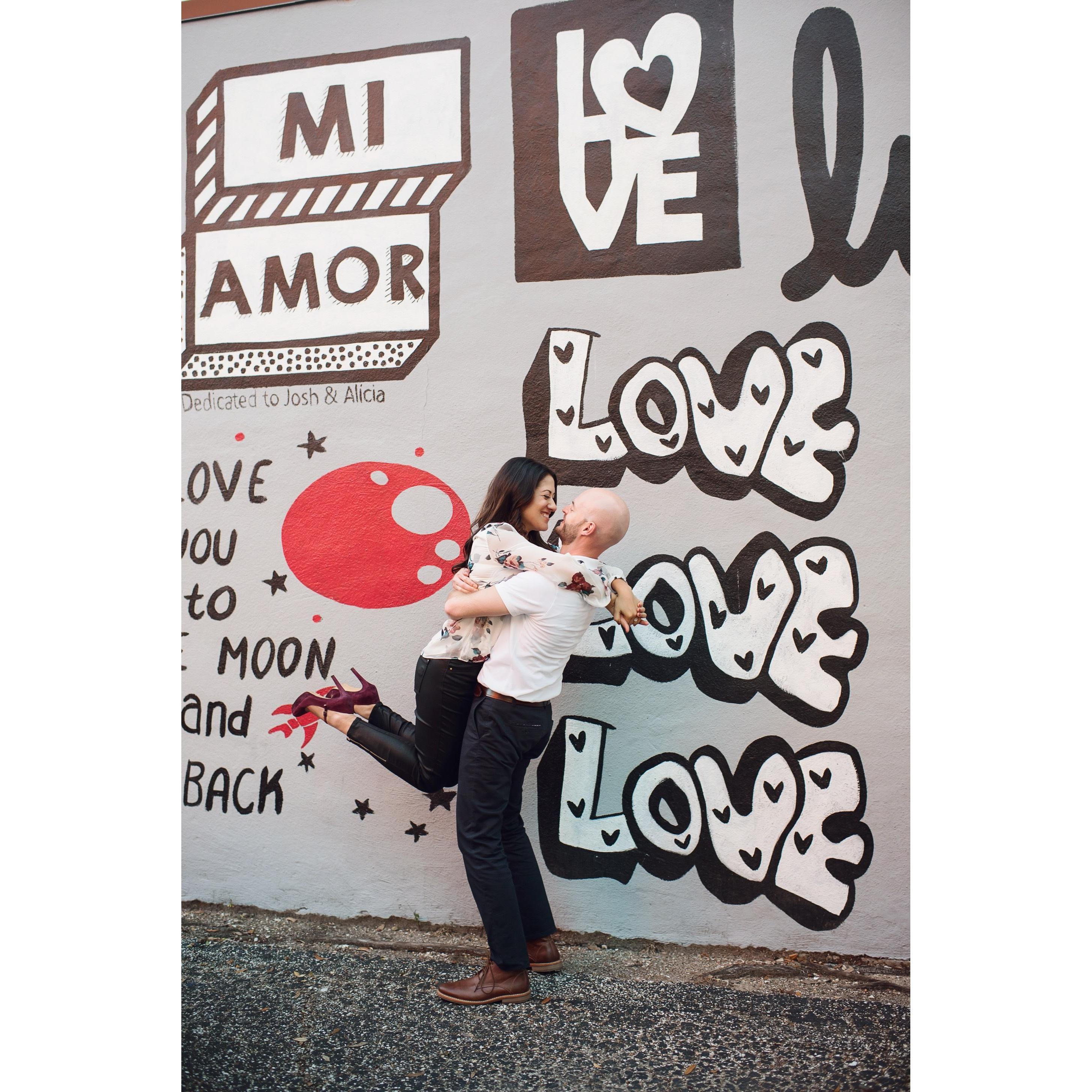 Engagement photo session.