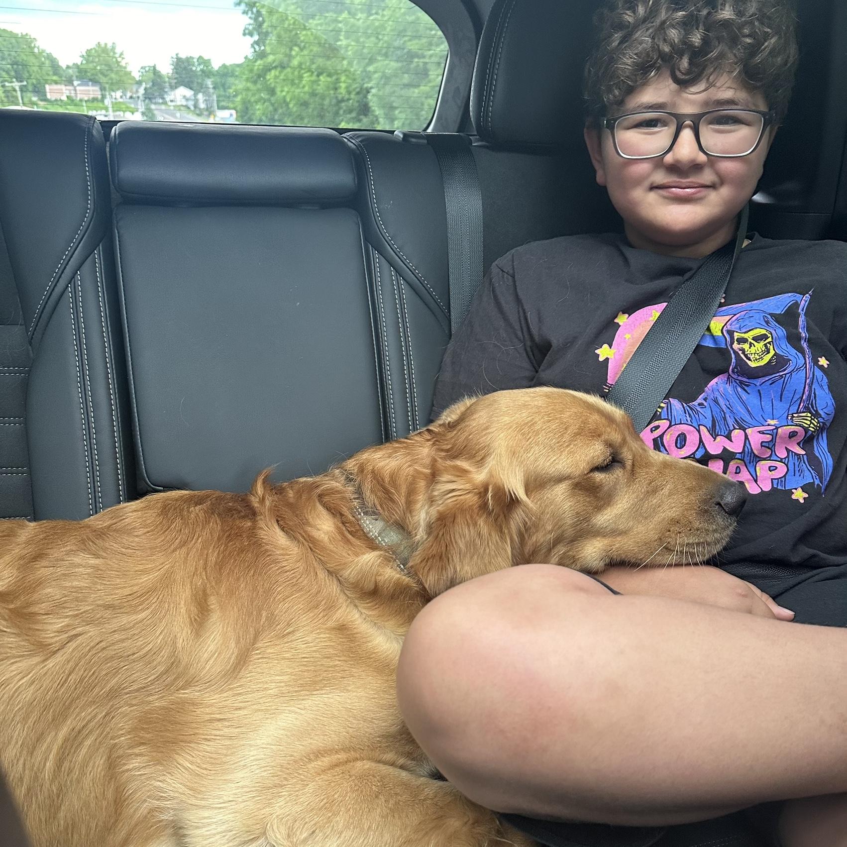 It wasn't long before Tyler, Alandra, and Carter expanded their lives by 4 paws.