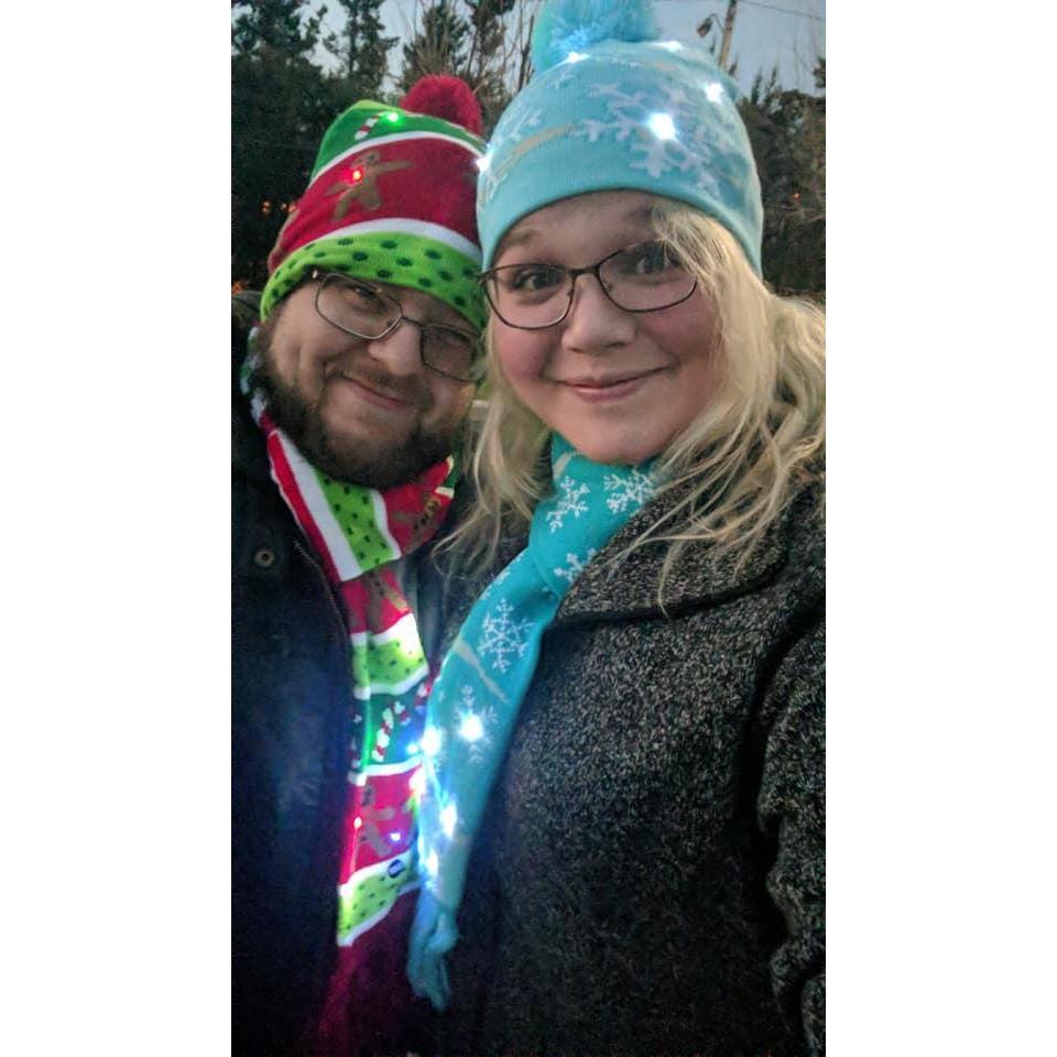 When Momma Schober got us light up hats and we were the flyest people EVER. Still love my hat. :)