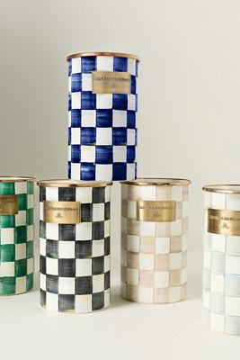 MacKenzie-Childs Check Utensil Holder