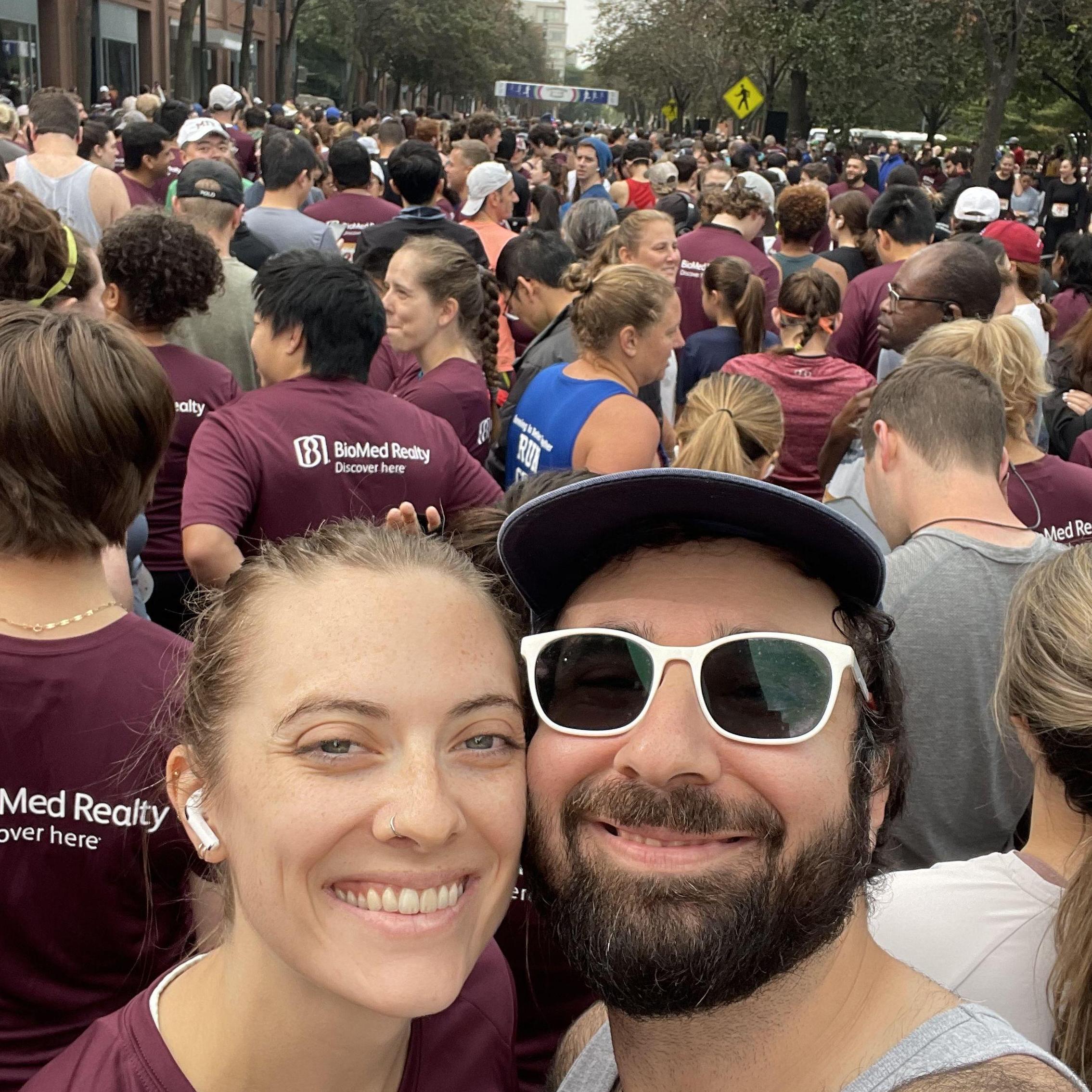 One of many 5ks we've run together.