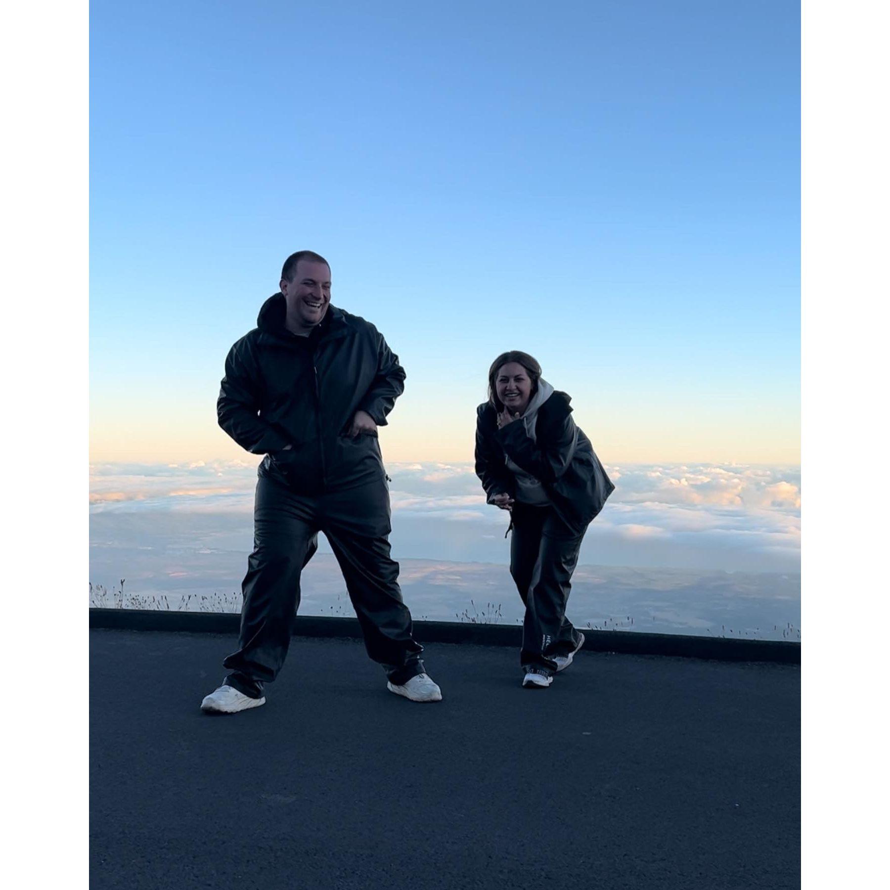 At the top of Haleakala National Park 2023