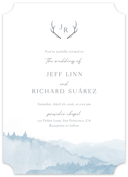 Mountain Wedding Invitations