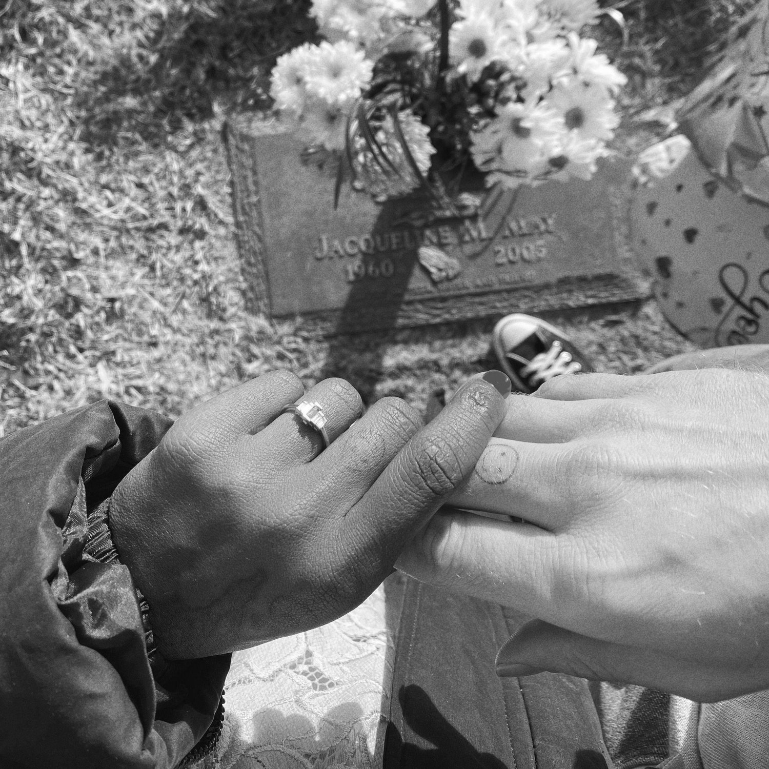 I SAID YES. 12/26/2019
Every year we visit my Mom gravesite on her birthday. Brian wanted my Mom to be involved the best way possible. 🤍