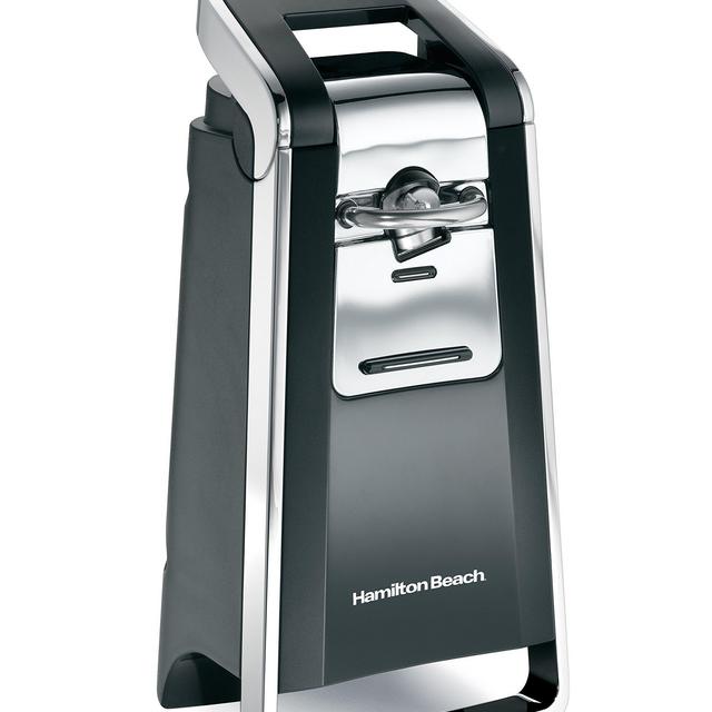 Hamilton Beach 76606ZA Smooth Touch Can Opener, Black and Chrome