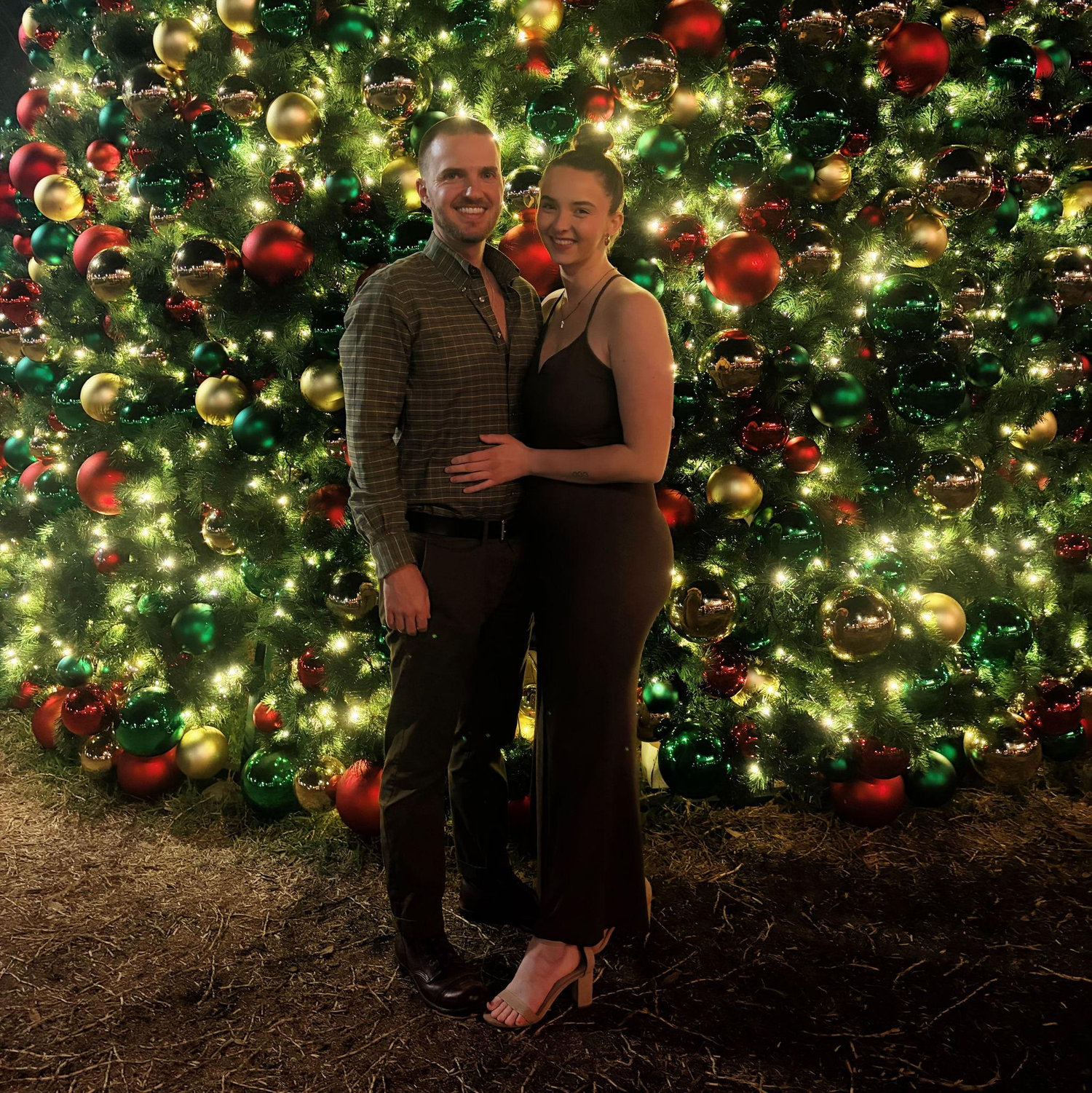 our first Christmas together, just a few days before he proposed and I had no idea!