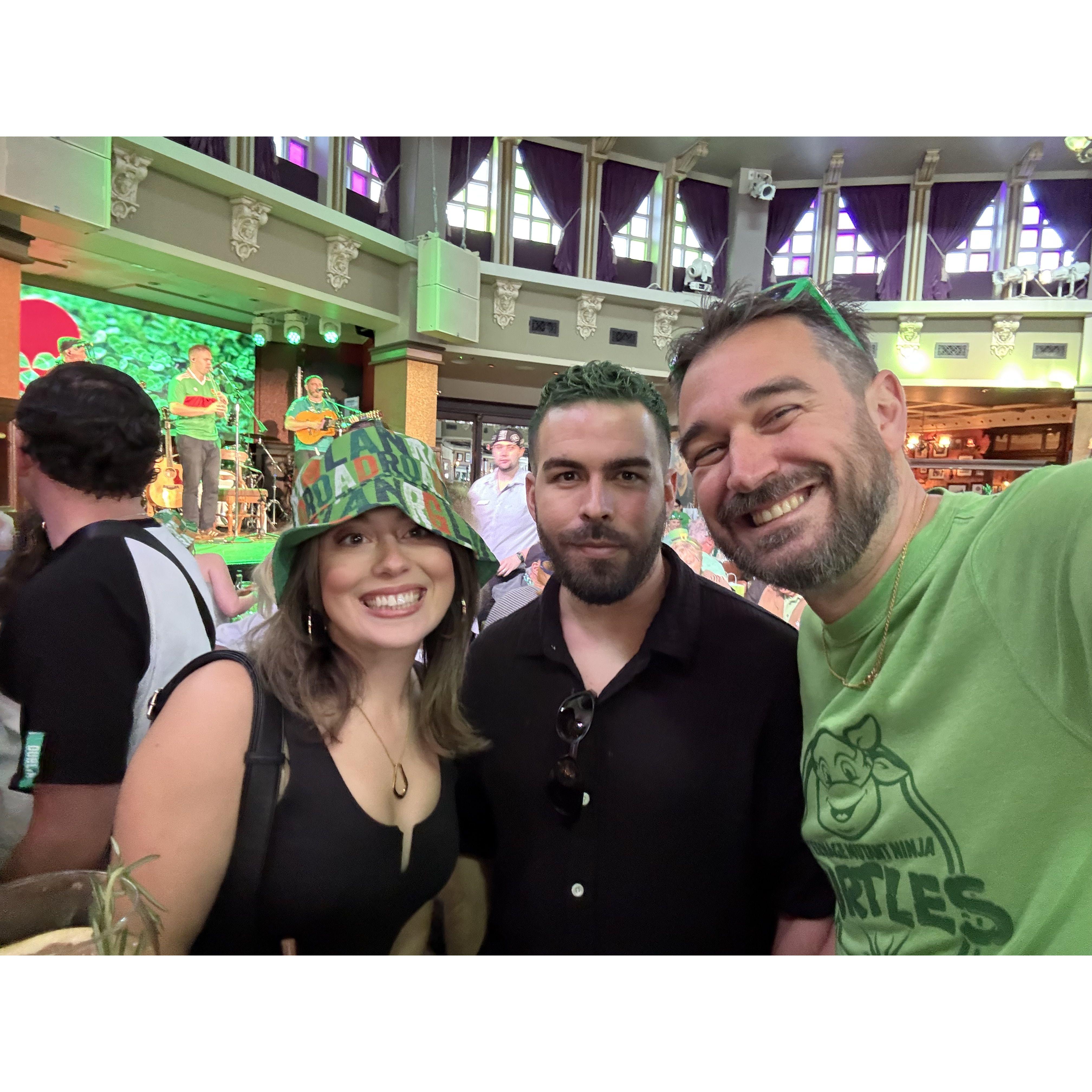 Saint Patrick's Day with Shannon at Raglan Road