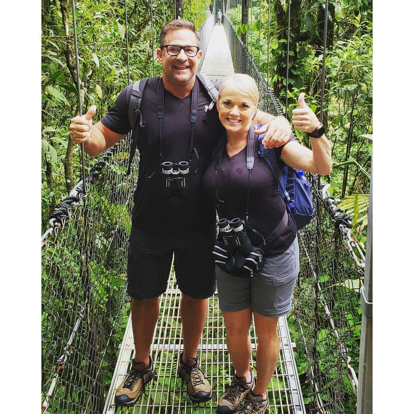 Hanging bridges Costa Rica