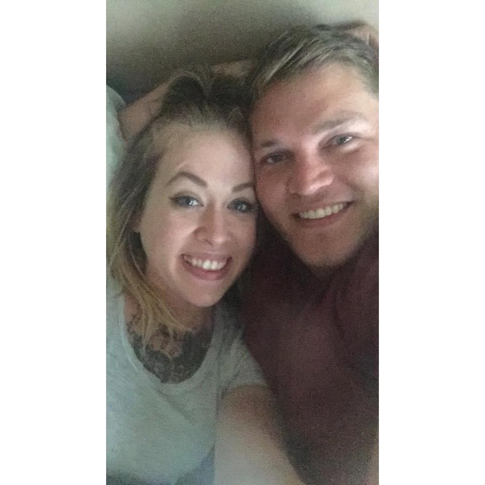 Our first photo together.