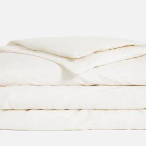 Full/Queen Luxe Sateen Duvet Bundle Cream (Full/Queen)
