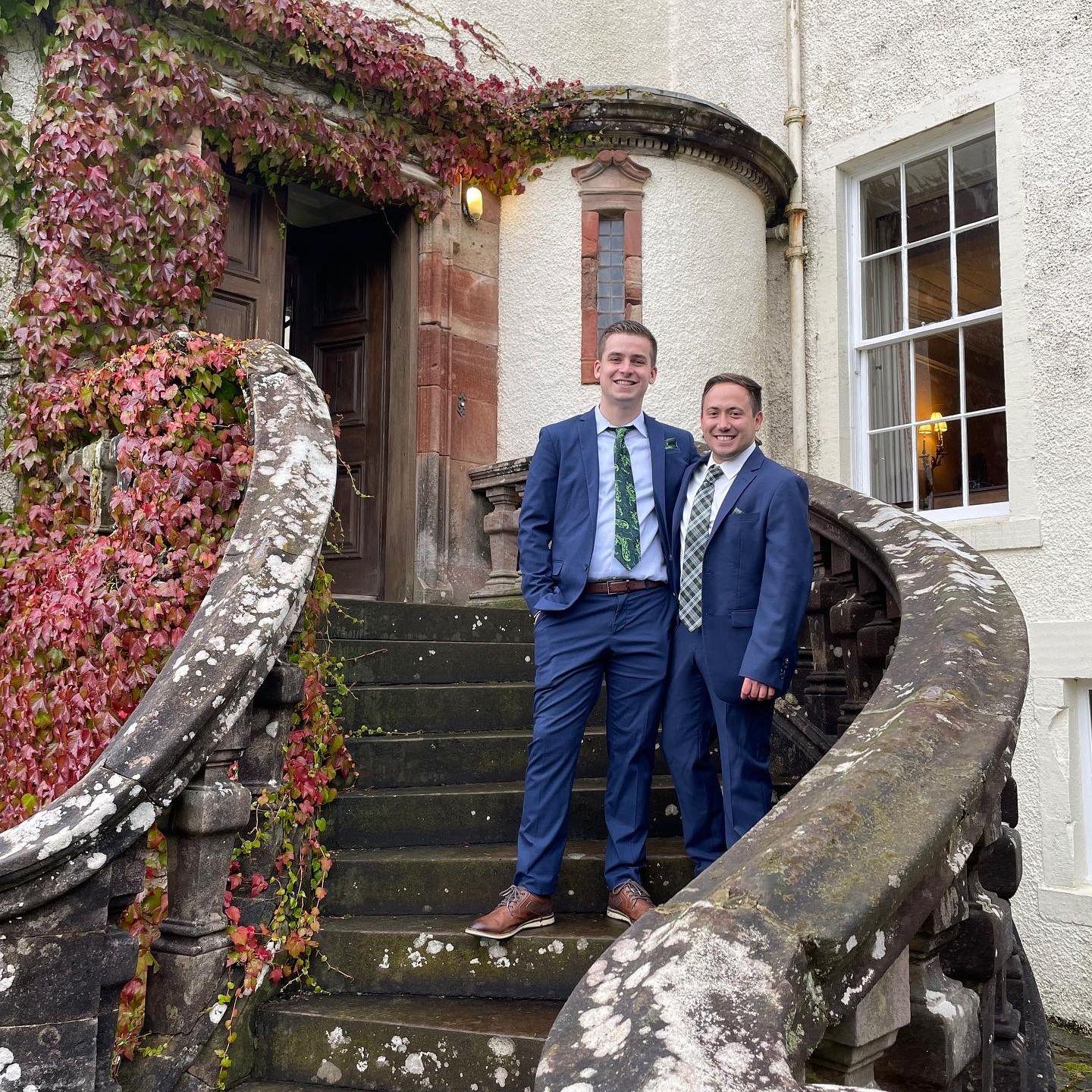 At a friend's wedding in Scotland - August 2022