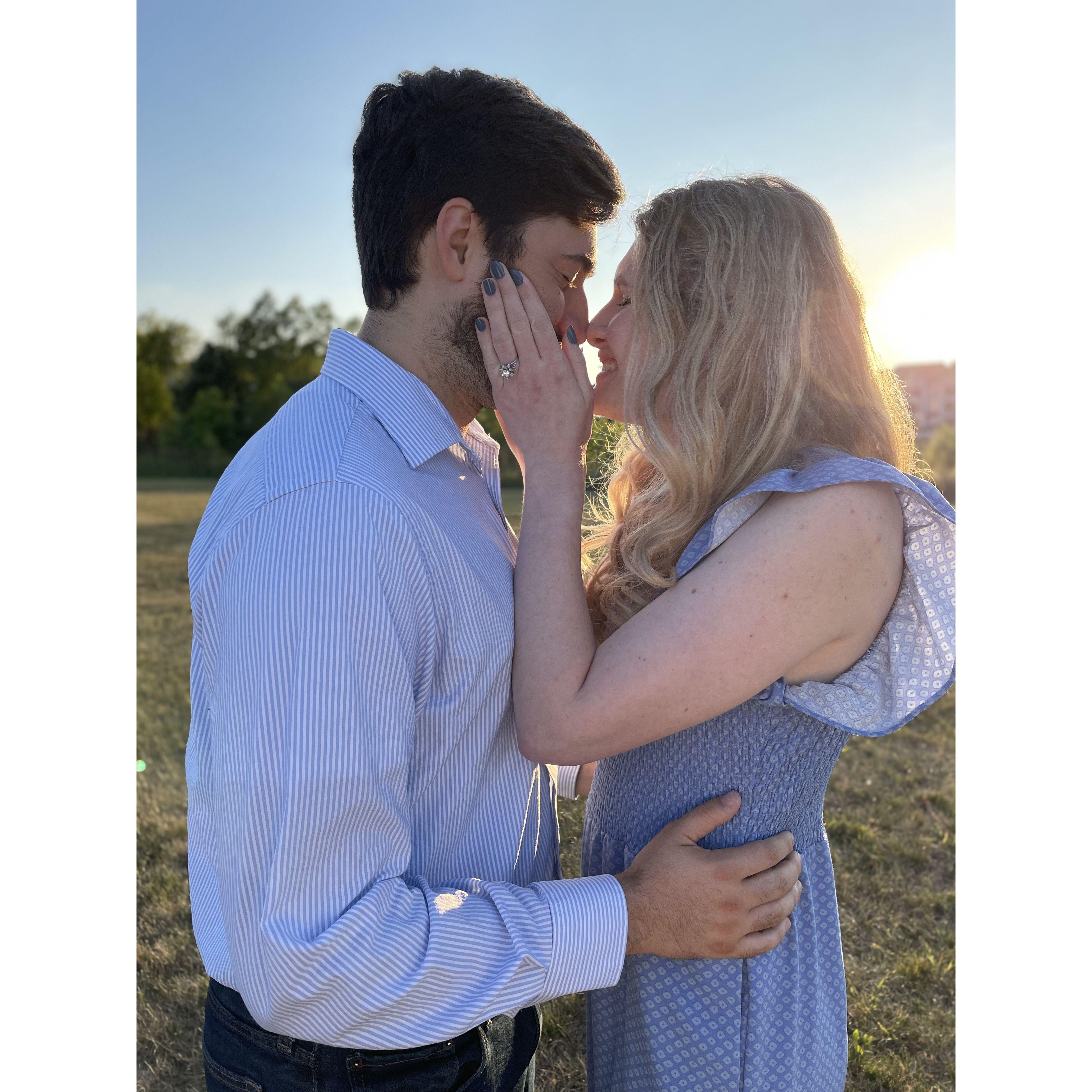 Engagement announcement photos September 2023