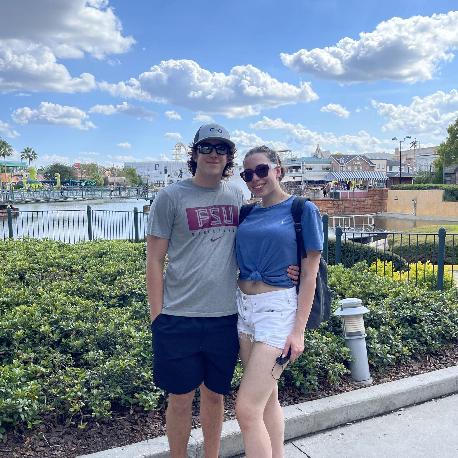 Even Florida storms could not stop us from seeing each other