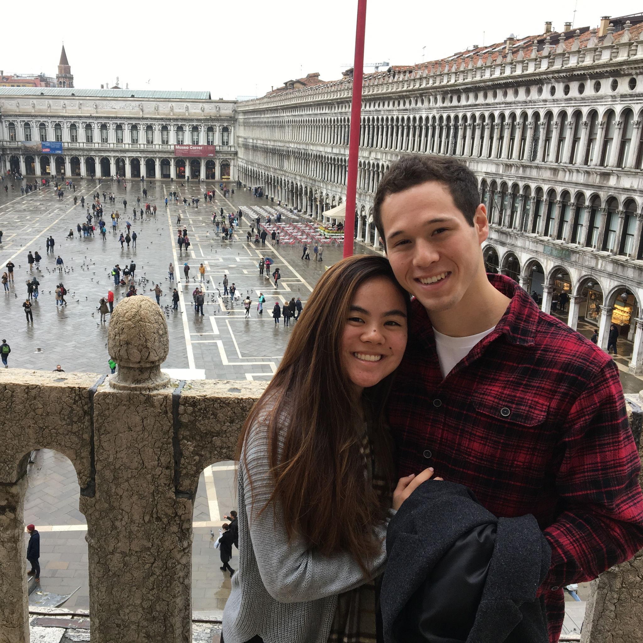 2016 - Our first time abroad! I flew out to Italy to visit Benji while he was studying abroad.