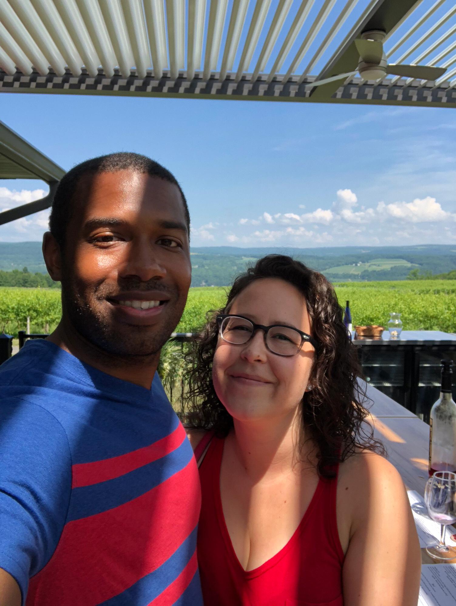 At Lakewood winery on Seneca Lake for July 4th.
