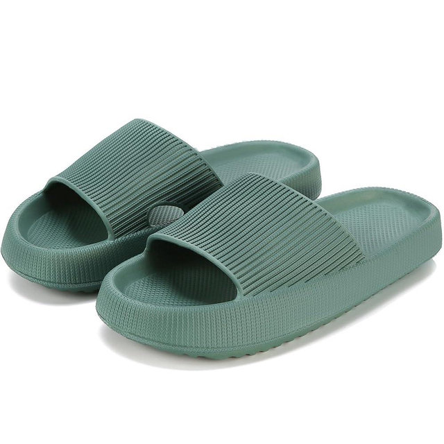 rosyclo Cloud Slippers for Women and Men, Pillow House Slippers Shower Shoes Indoor Slides Bathroom Sandals, Ultimate Comfort, Lightweight, Thick Sole, Non-Slip, Easy to Clean
