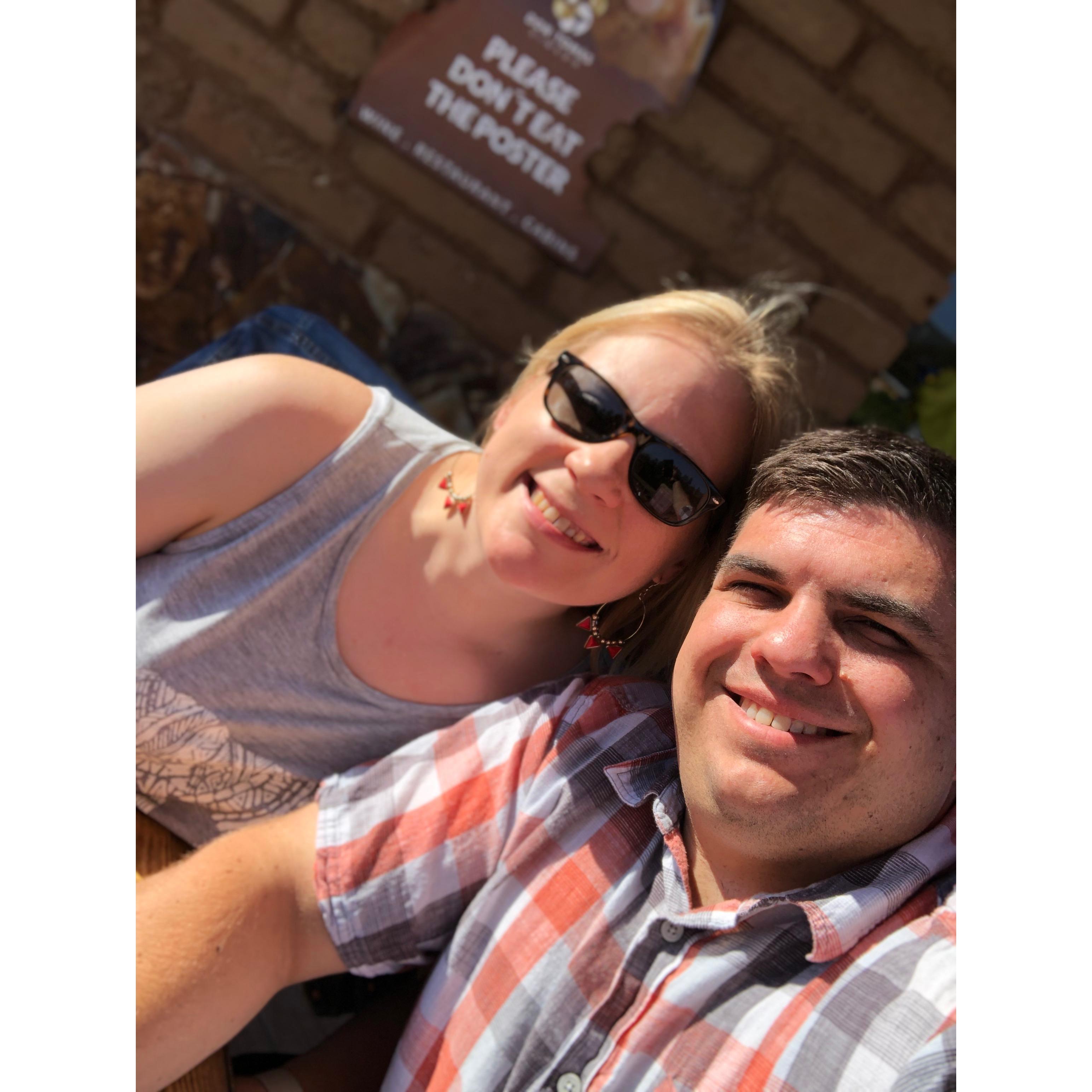 Mexican winery selfie break!