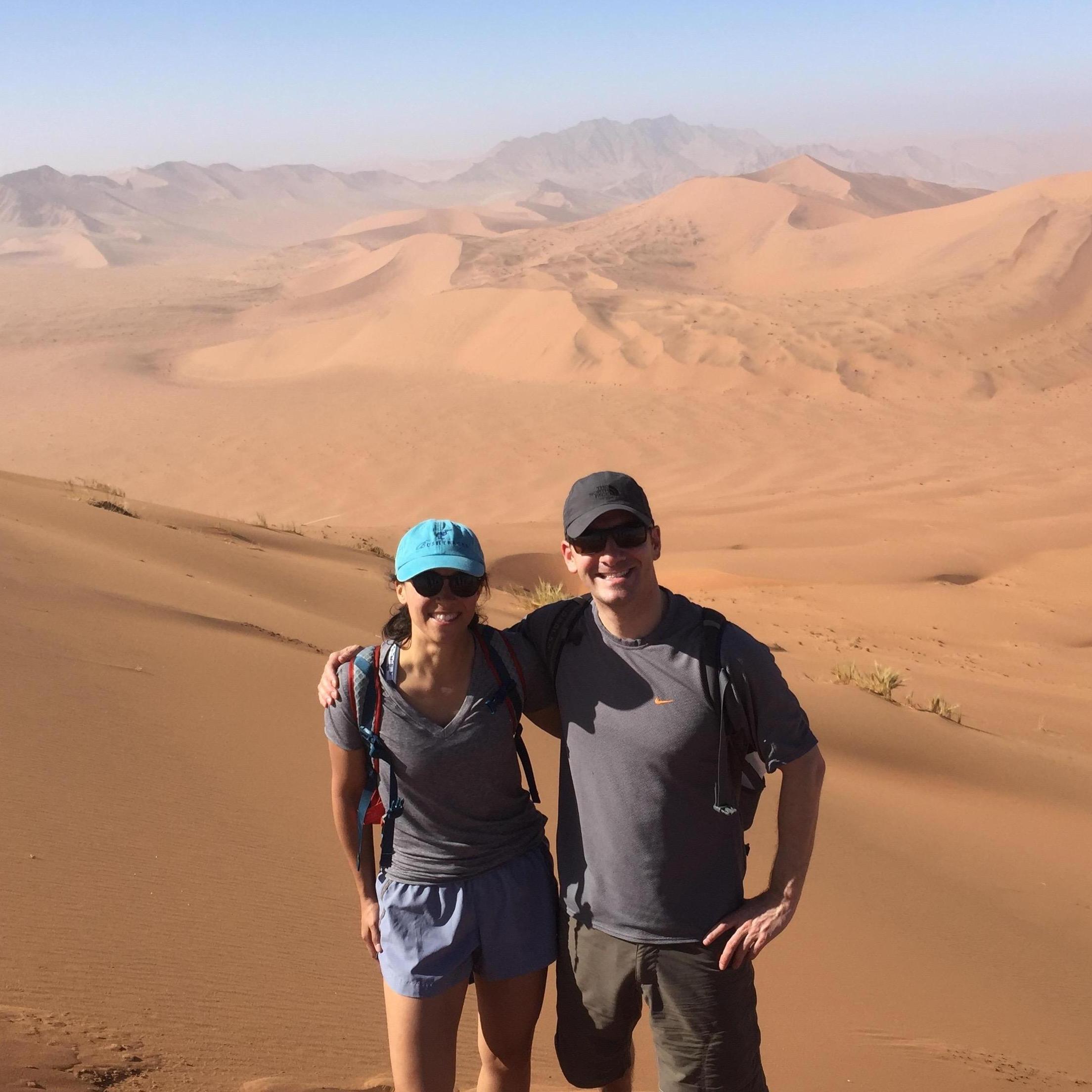 The top of "Big Daddy" in Sossusvlei, Namibia