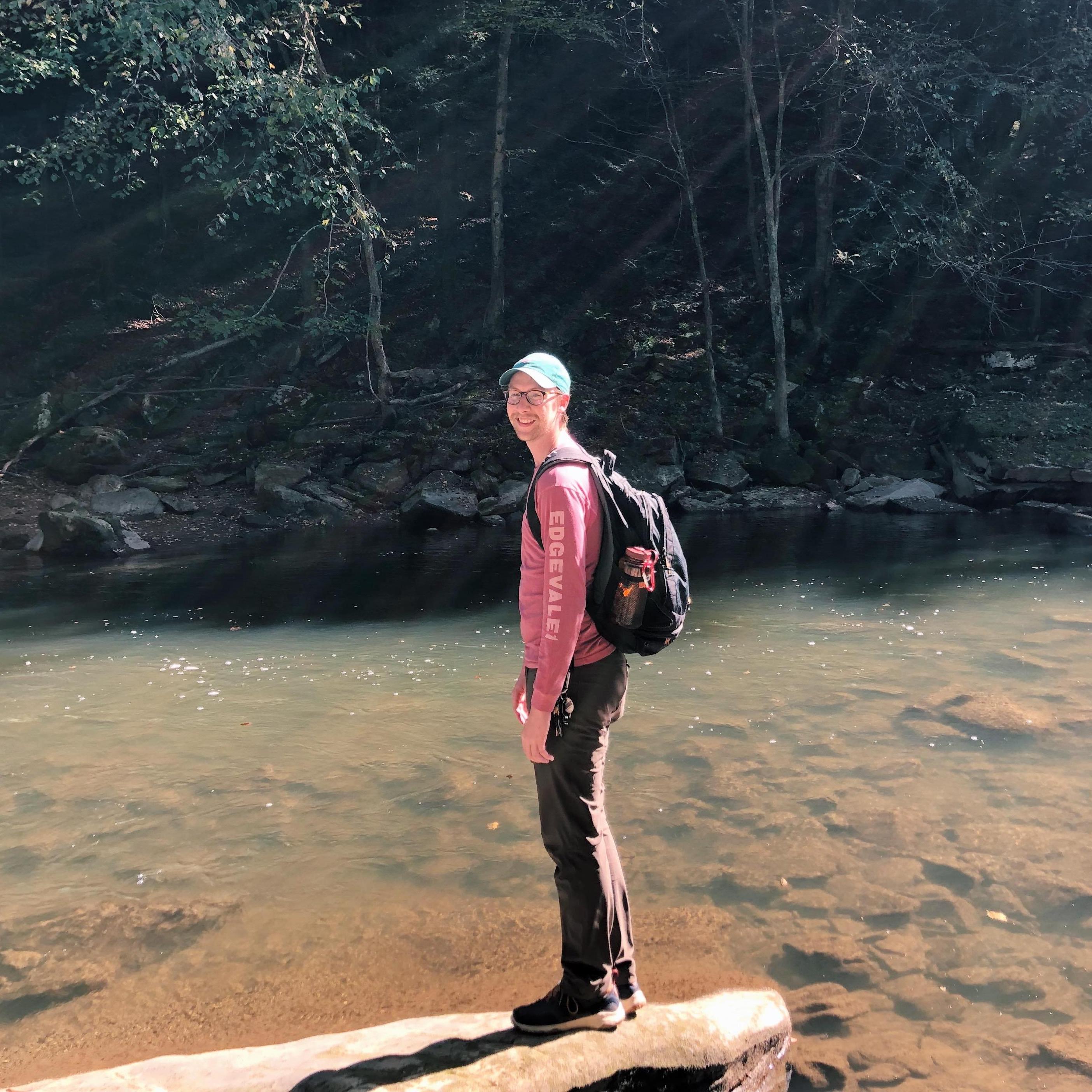 This is my favorite photo of Nate. Taken at McConnells Mill.