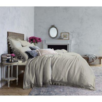 Wamsutta™ Vintage Evelyn Lace Queen Duvet Cover in Grey/Violet
