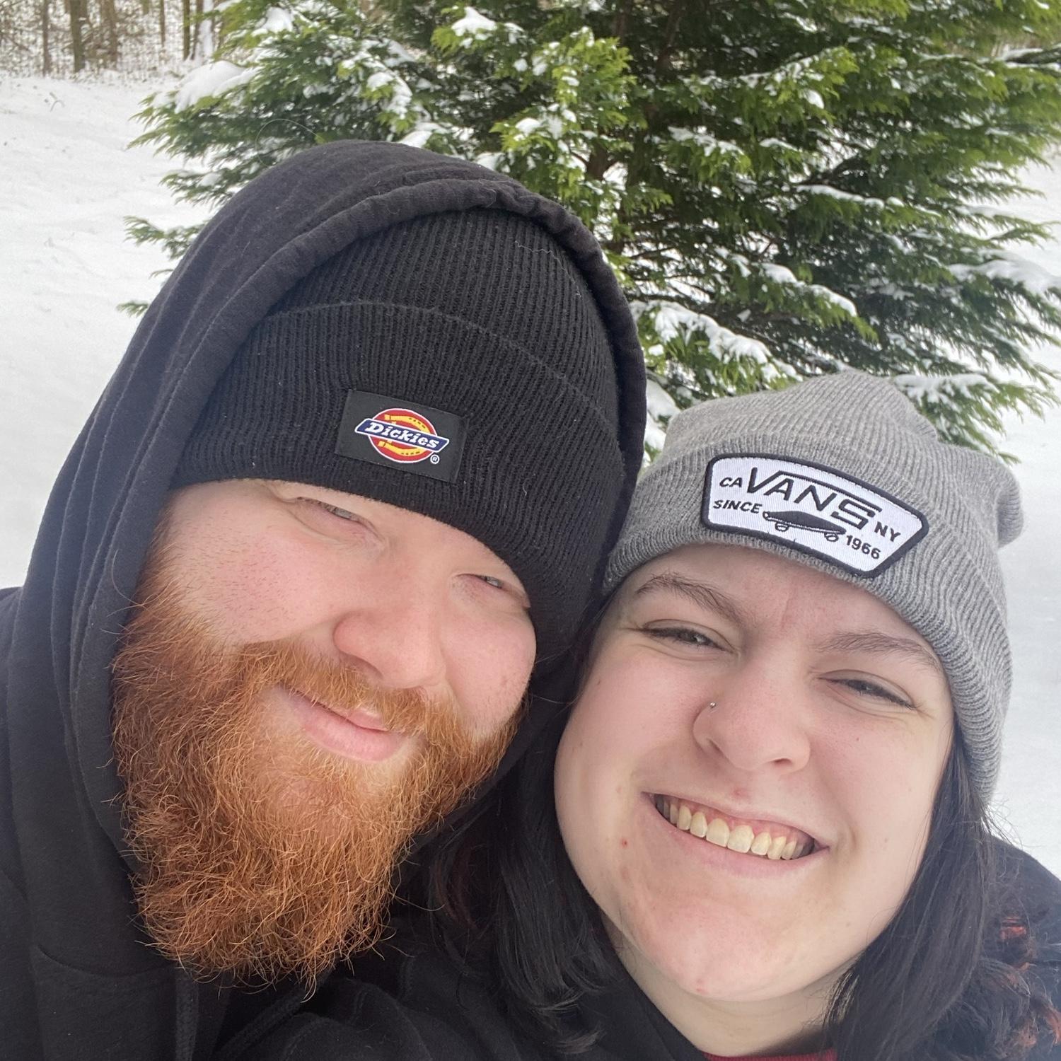 Beautiful snow and beautiful people!