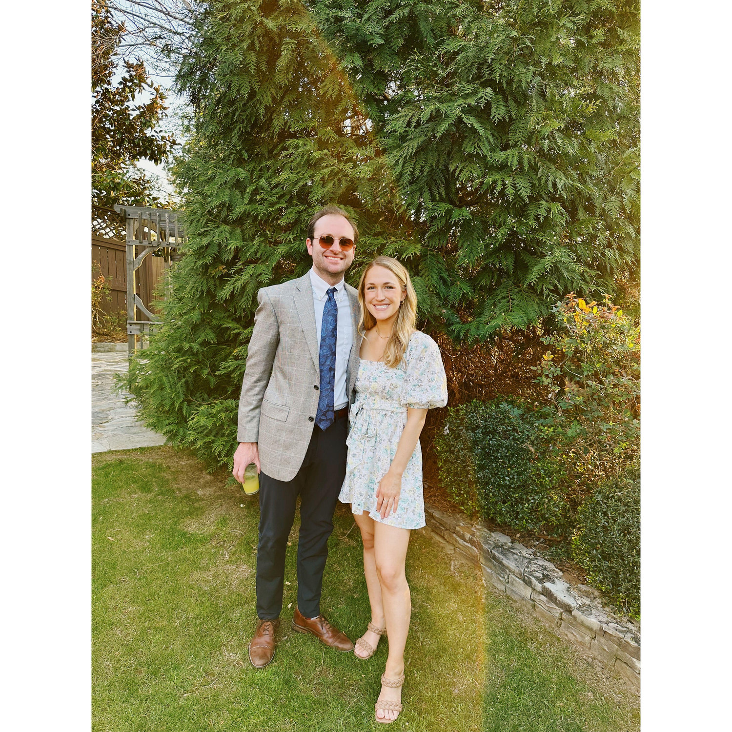 Our first wedding together!