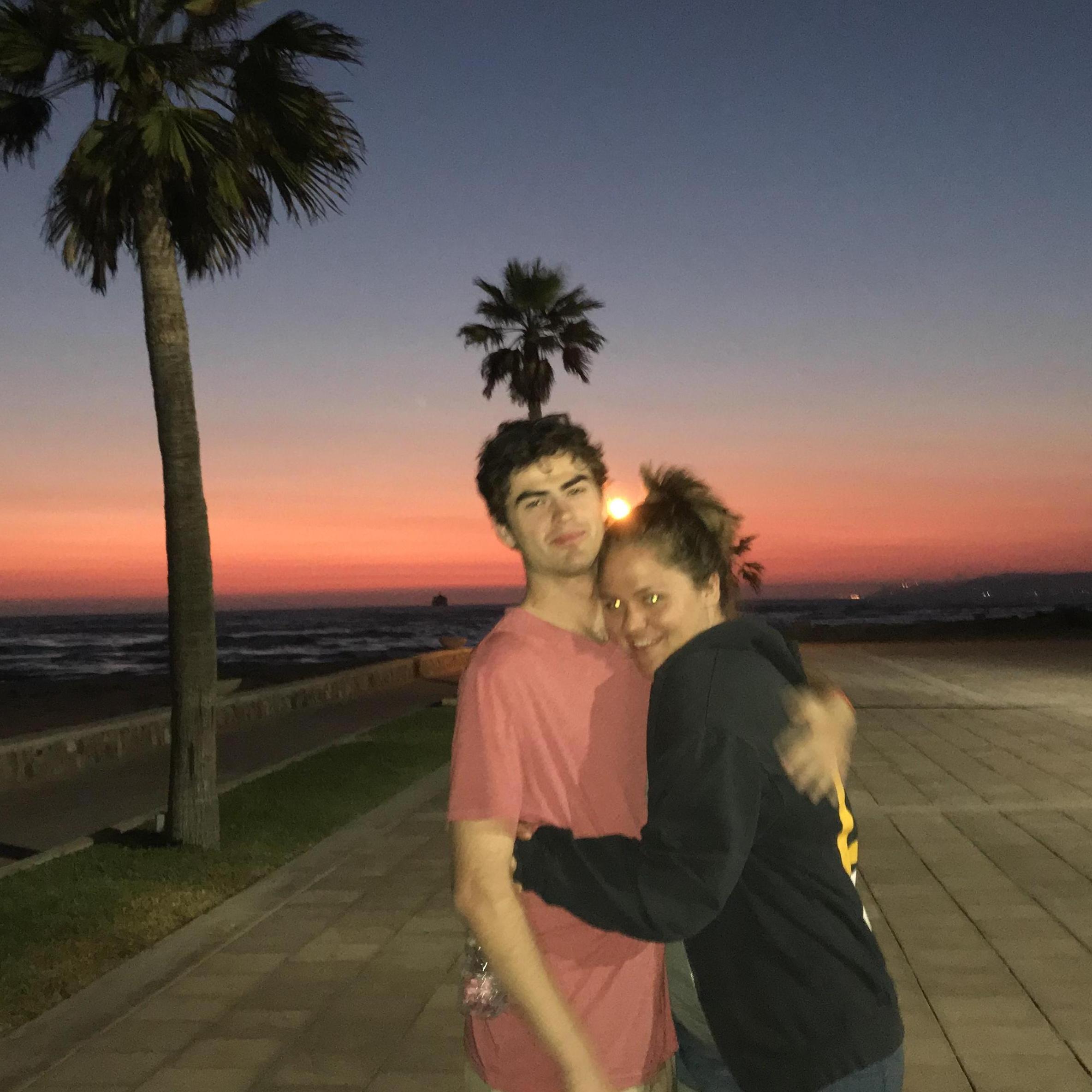 In Baja California during the summer before our Senior year.