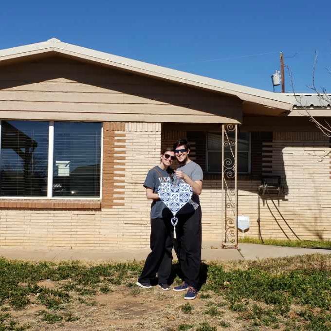 Our house that Duncan bought in February.