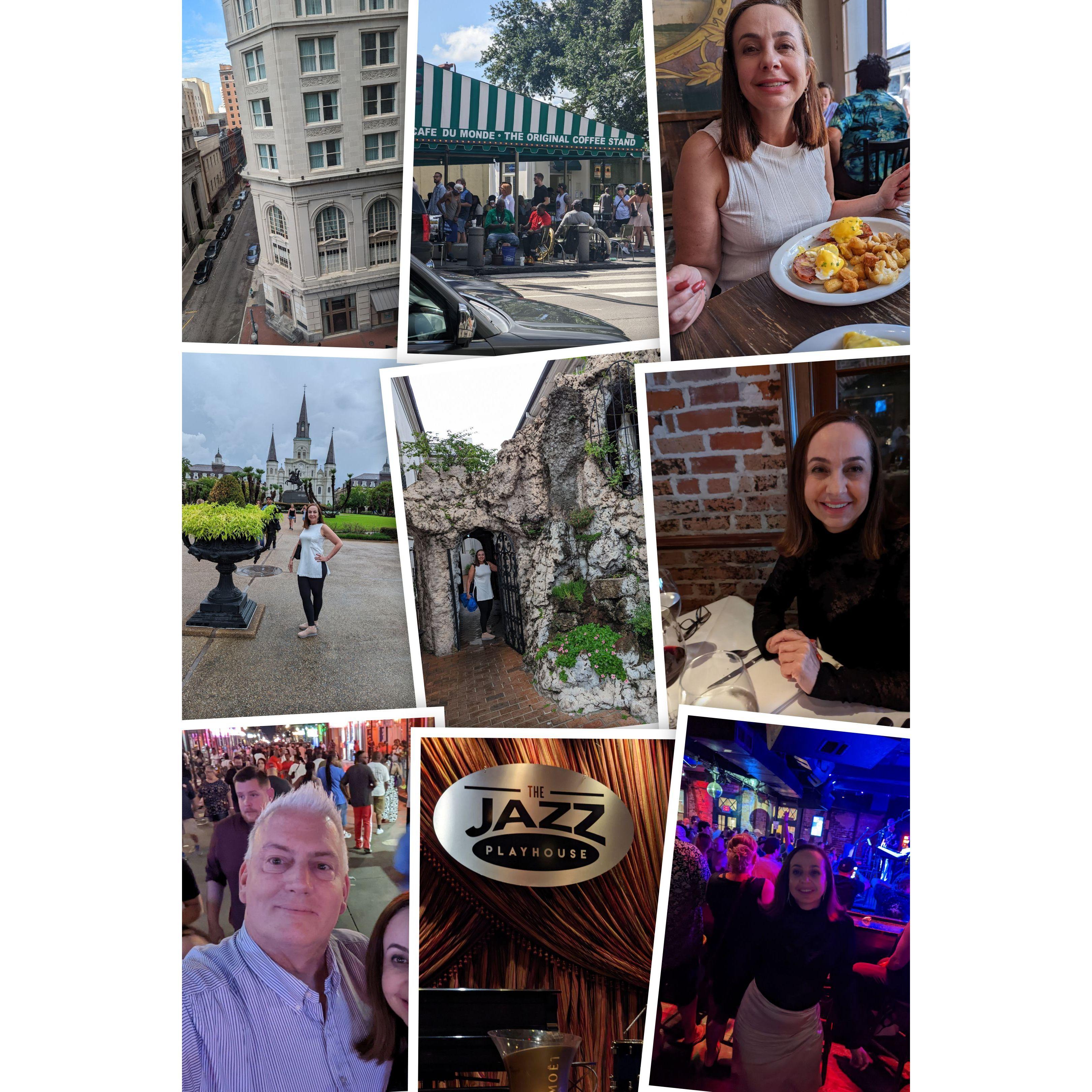New Olean's trip for Mercia"s birthday.