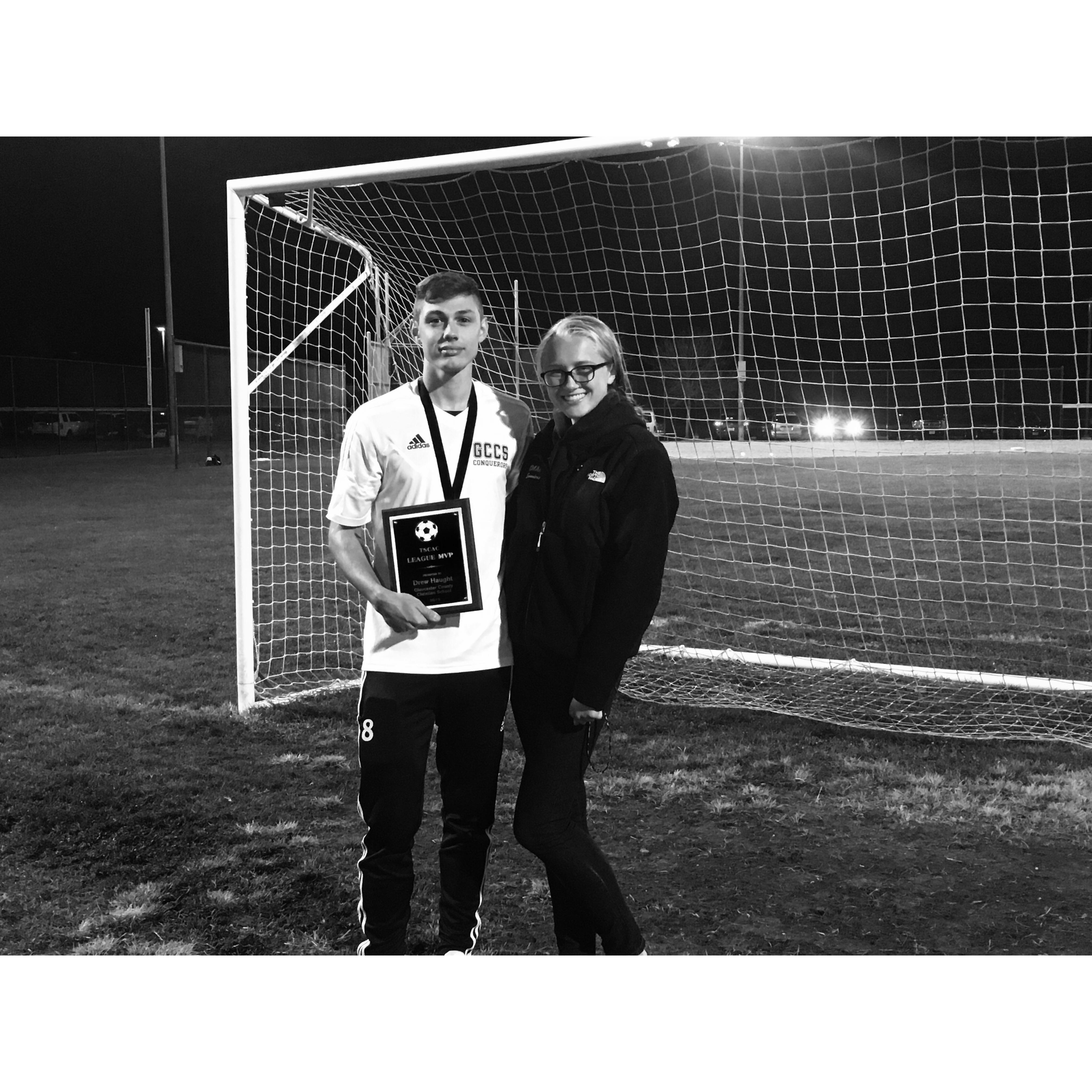 After Drew won MVP his Junior year