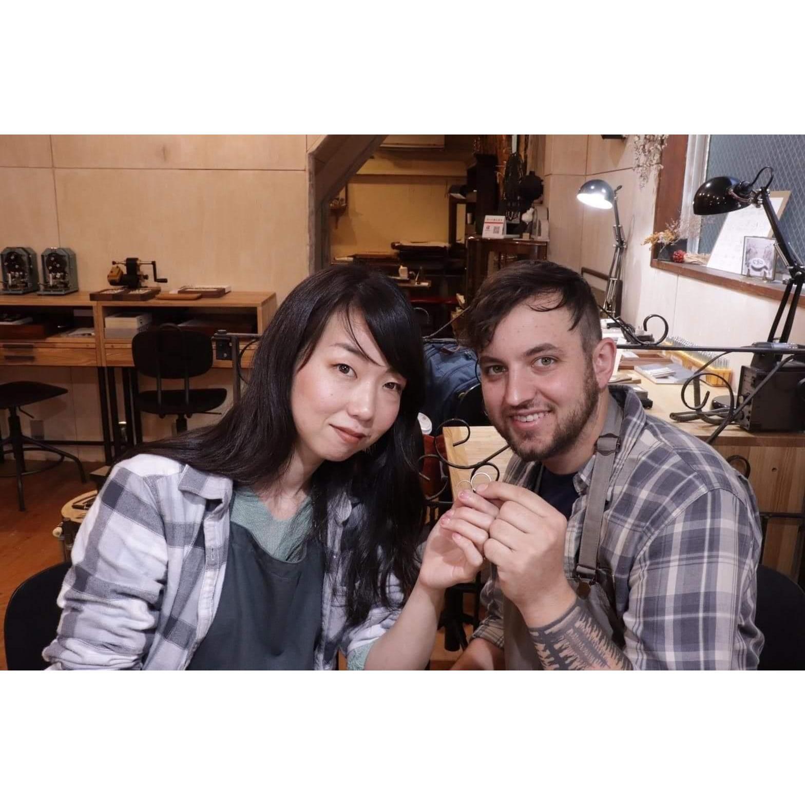 We made our vows and we made our rings.