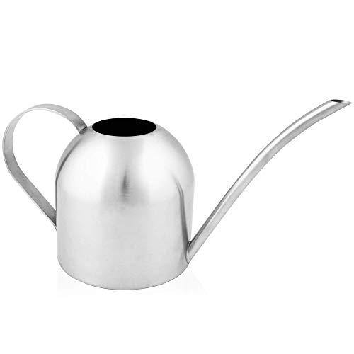 Homarden 30oz Metal Indoor Outdoor Plant Watering Can for House Plants (Stainless Steel)