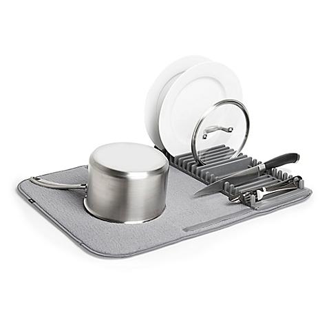 Umbra® U Dry Drying Rack with Mat in Charcoal
