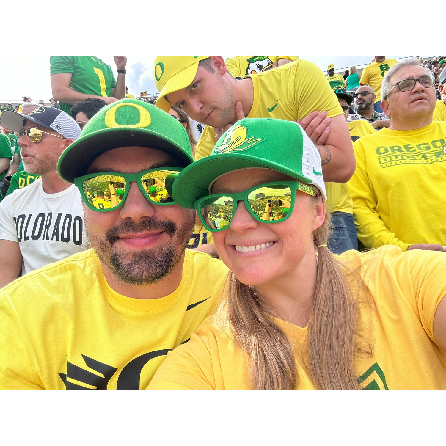Cheering for our Ducks