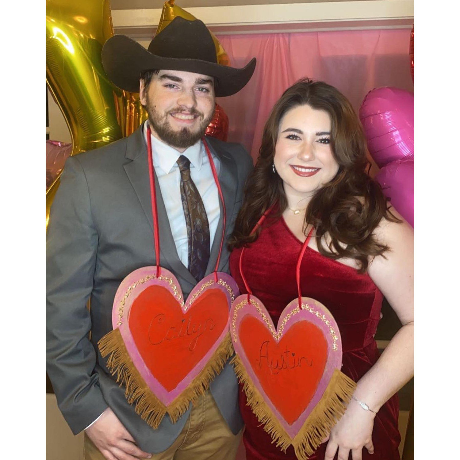 Sweetheart Dance at Mizzou! Austin woodburned our names into our hearts!