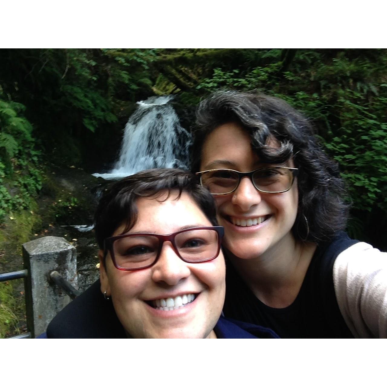 Waterfall pic on our Portland trip!