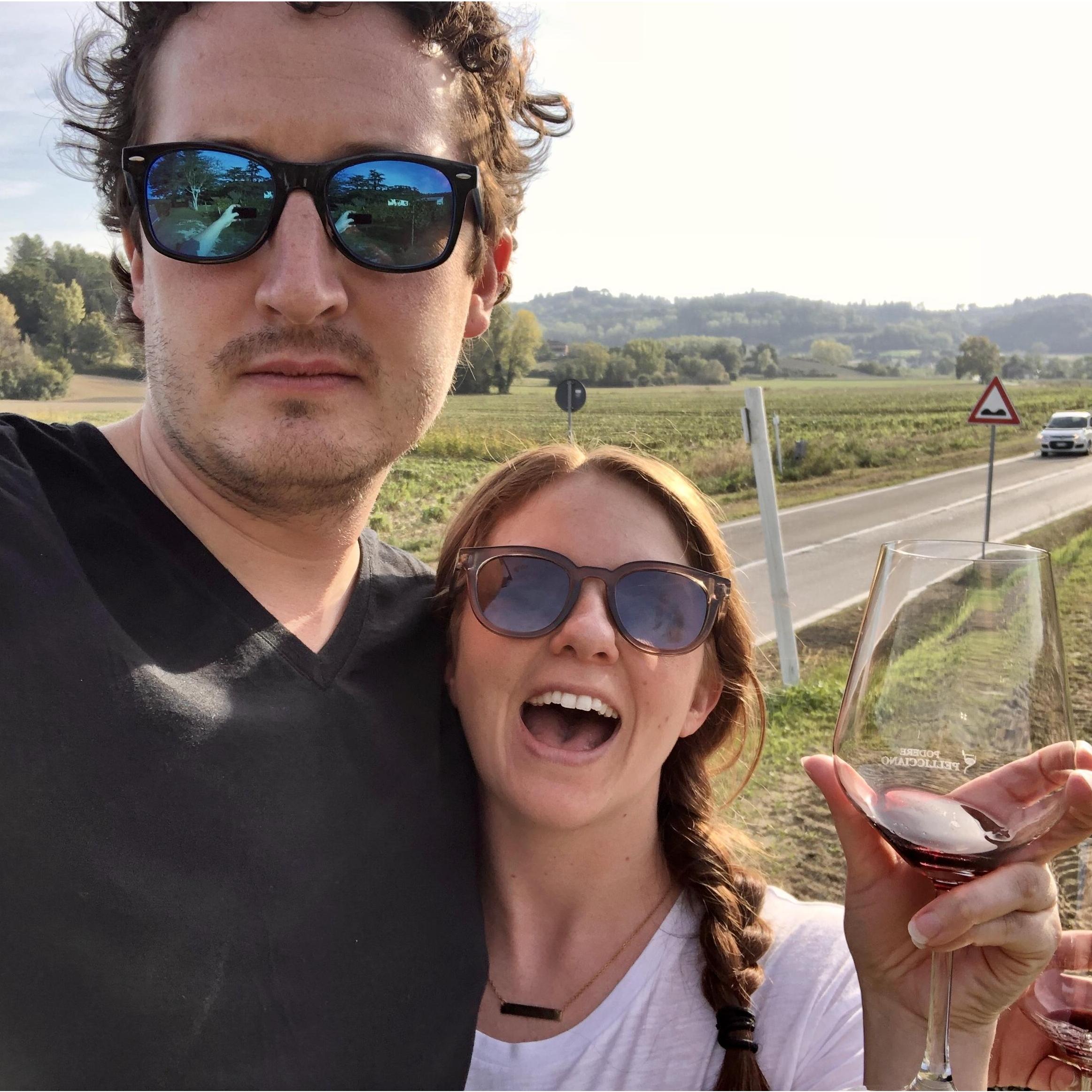 Tasting allllll of the wine. Italy, October 2019.